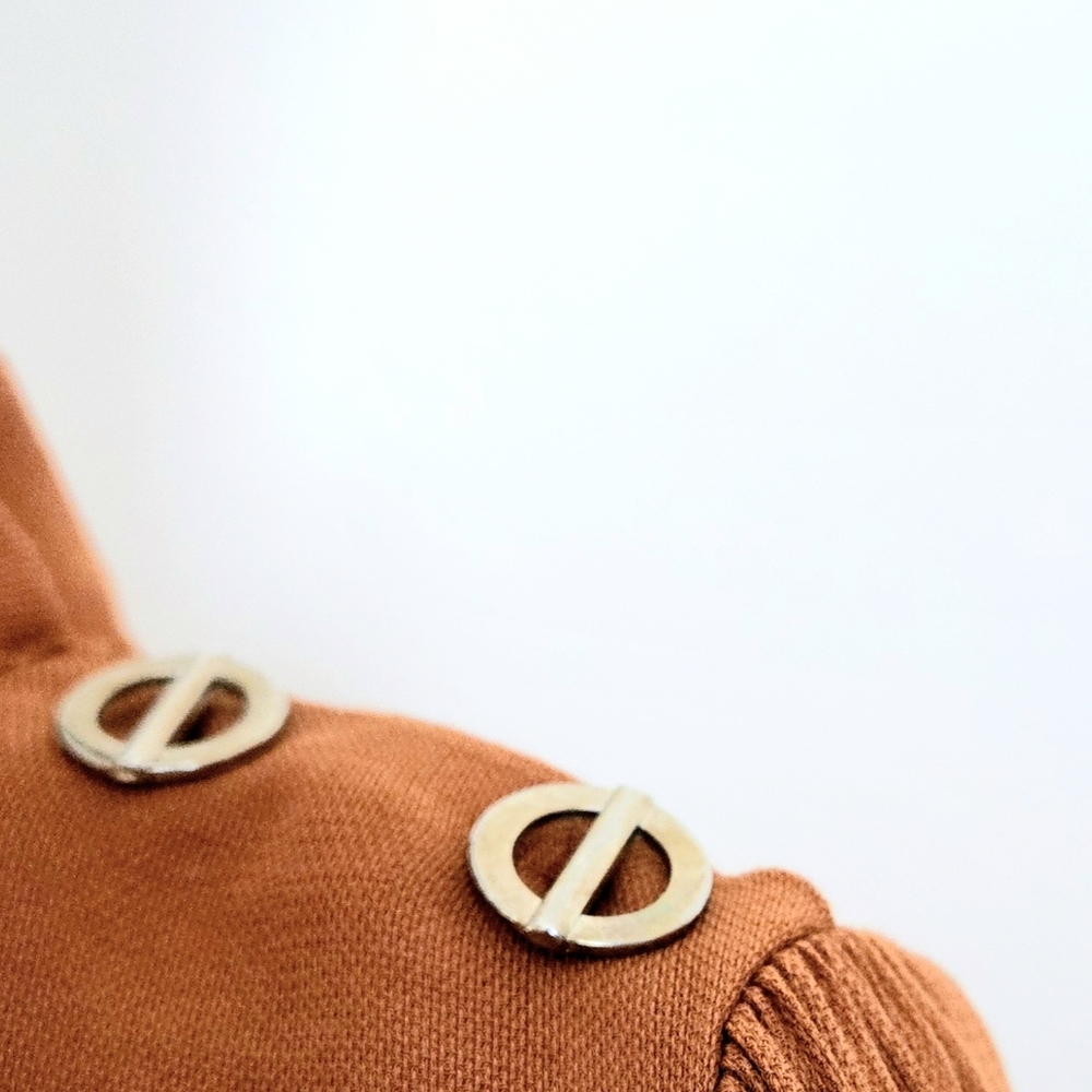 ZARA Midi Dress with Shoulder Details - Picture 6 of 13